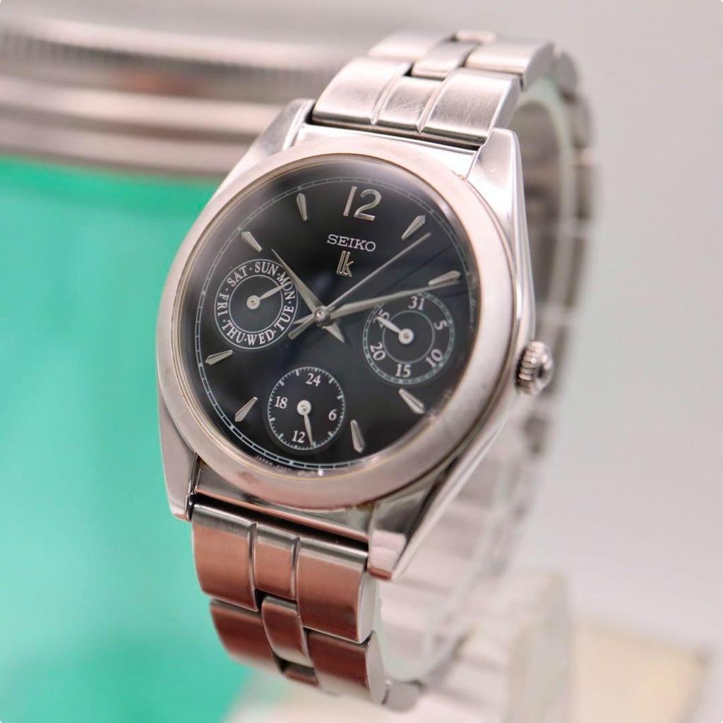 [USED] SEIKO Lucia Small Seconds Silver Round Women's Watch 1250