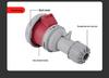 Second Gen IP67 Industrial Aviation Socket Connector 16A/32A, 3-Core/4-Core/5-Core, Non-Explosion-Proof