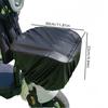 Outdoor Bike Basket Cover, Waterproof UV-Resistant Durable, Fits Electric Scooters Motorcycles Bicycles, Black Cover