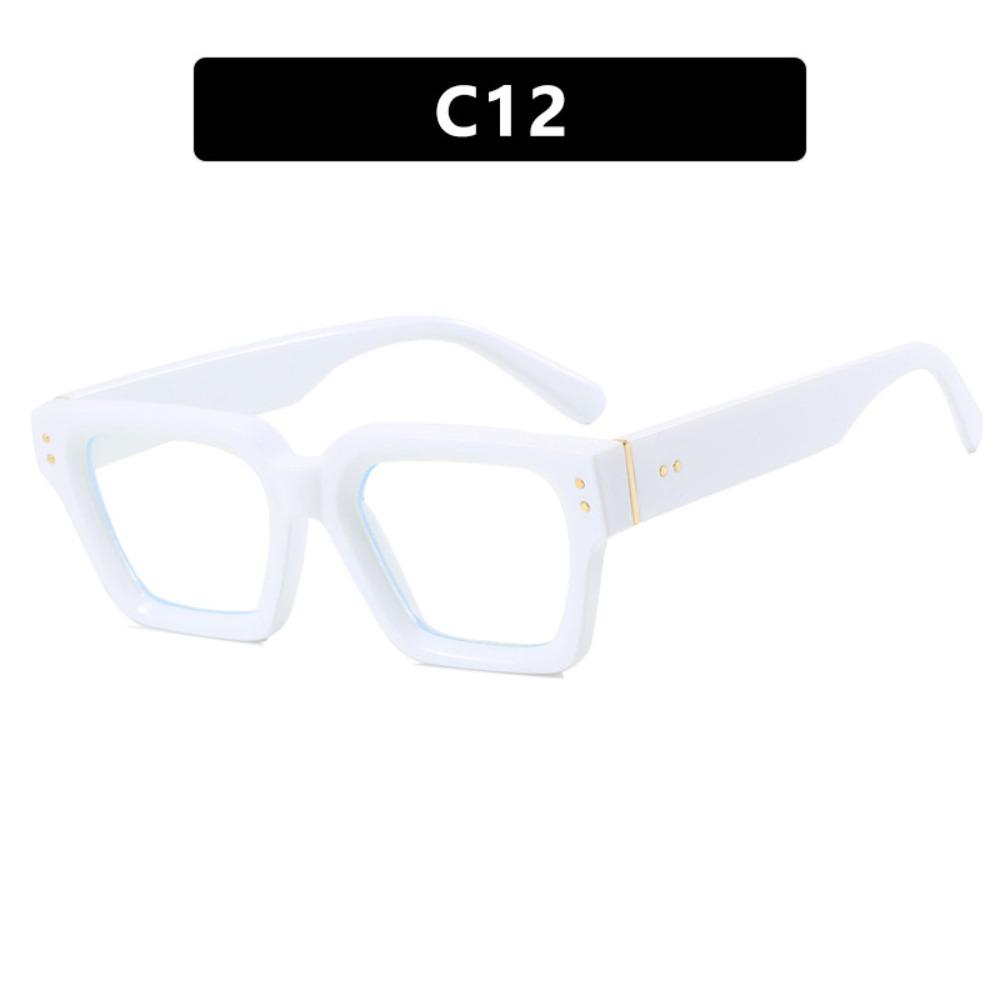 UV400 Square Frame Sunglasses Rice Nail UV400 Sun Glasses Multicolor Lenses Eyewear  Women