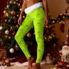 Women's Fashion Casual Fleece-Lined Patchwork Print Straight-Leg Pants