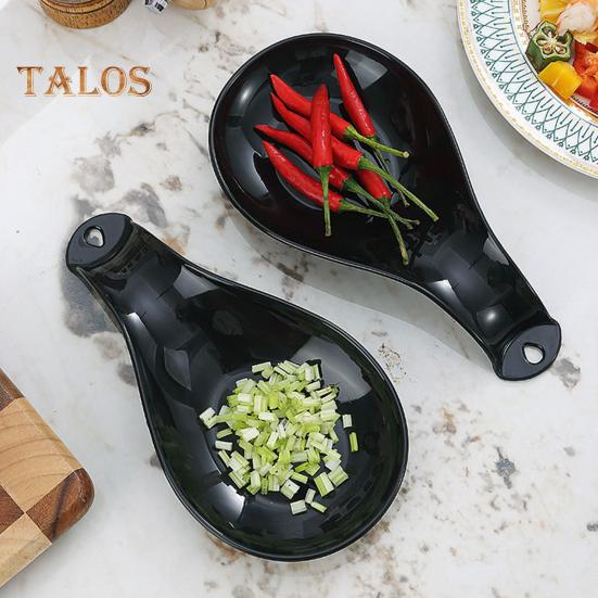 2Pcs Spoon Rest for Stove Top Durable Plastic Spoon Holder Kitchen Utensils Holder Easy To Clean Spoon Mat Compact Size Ladle Holder Stylish Look