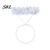 Multi-layer Organza Wings Angel Feather Wing for Women Girls, Soft Costume Accessory Outdoor Cosplay with Headband Photo Booth, Halloween Party, Stage