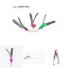 Diy Homemade Cat Wand Replacement Head Pearl Feather Cat Wand Replacement Head Fun Interactive Pet Toy