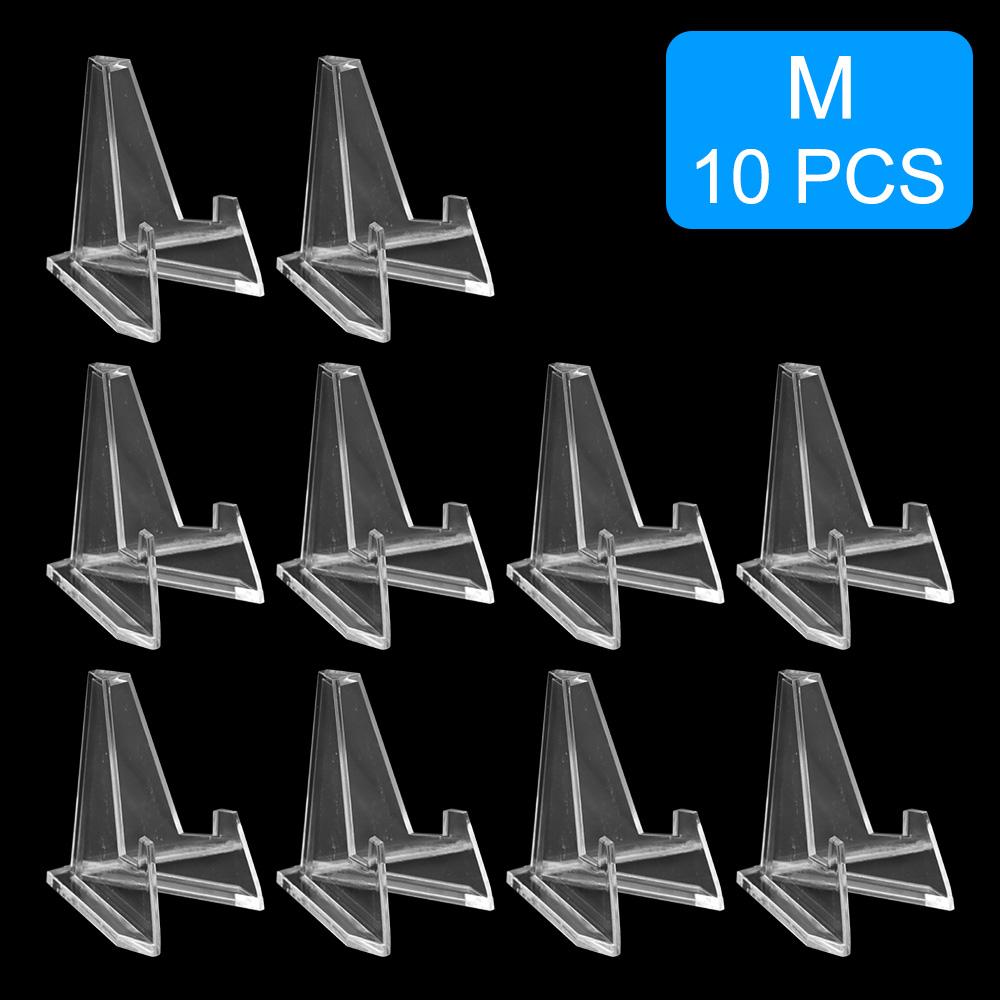 

Полка для медалей, акриловые подставки S/L 10 шт., мини-монетница, держатель для открыток, коллекционная стойка для хранения монет