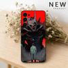 Hot K-Kaiju No8 Anime Phone Case For Samsung S26,25,24,23,22,21,20,30,Ultra,Plus,Fe,Lite Black Shell