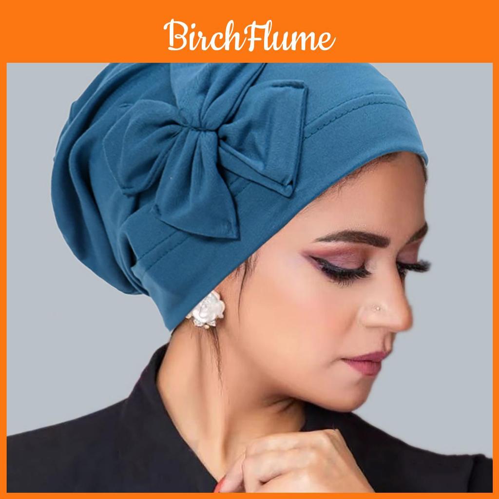 Headscarf Cap With Bow For Women Summer Winter Autumn Fashion Gift