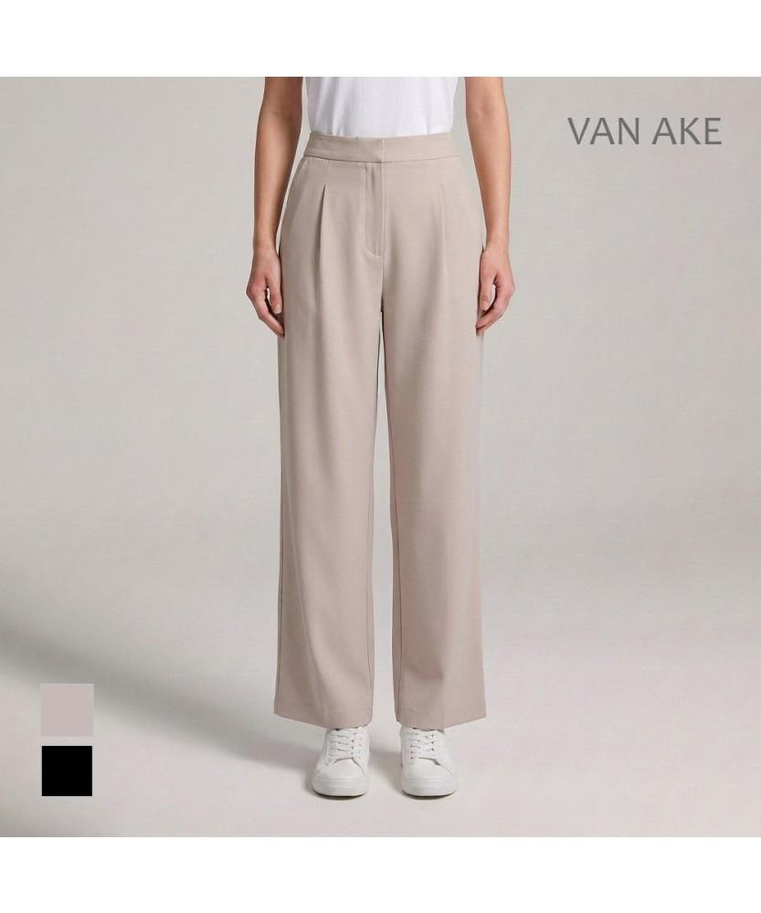 VANAKE Pintuck Back Elastic Wide Pants_Vb36Slq302Z