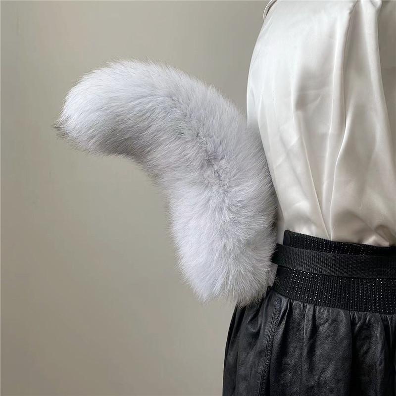 DIY liščí ocas jako rekvizita pro cosplay: Škádátko pro kočky, Dekorace na pas, Styling srsti