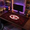 Tappetino per Mouse con Motivo a Tema Manchester United FC, Tappetino XXL per Scrivania da Gaming con Design del Logo del Calcio, Tappetino per Mouse del Computer Antiscivolo