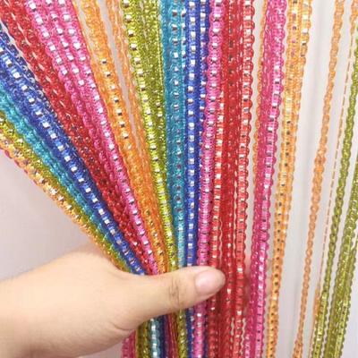 Anti-insect Shiny Tassel String Curtain, Hanging String, Door, Window, Ceiling, Wedding Decoration, Living Room