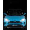 1/22 Toyota RAV4 SUV Alloy Cast Toy Car Model Sound and Light Pull Back Children's Toy Collectibles Birthday Gift