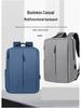 Men's Water-Resistant Casual Business Laptop Backpack with Large Capacity