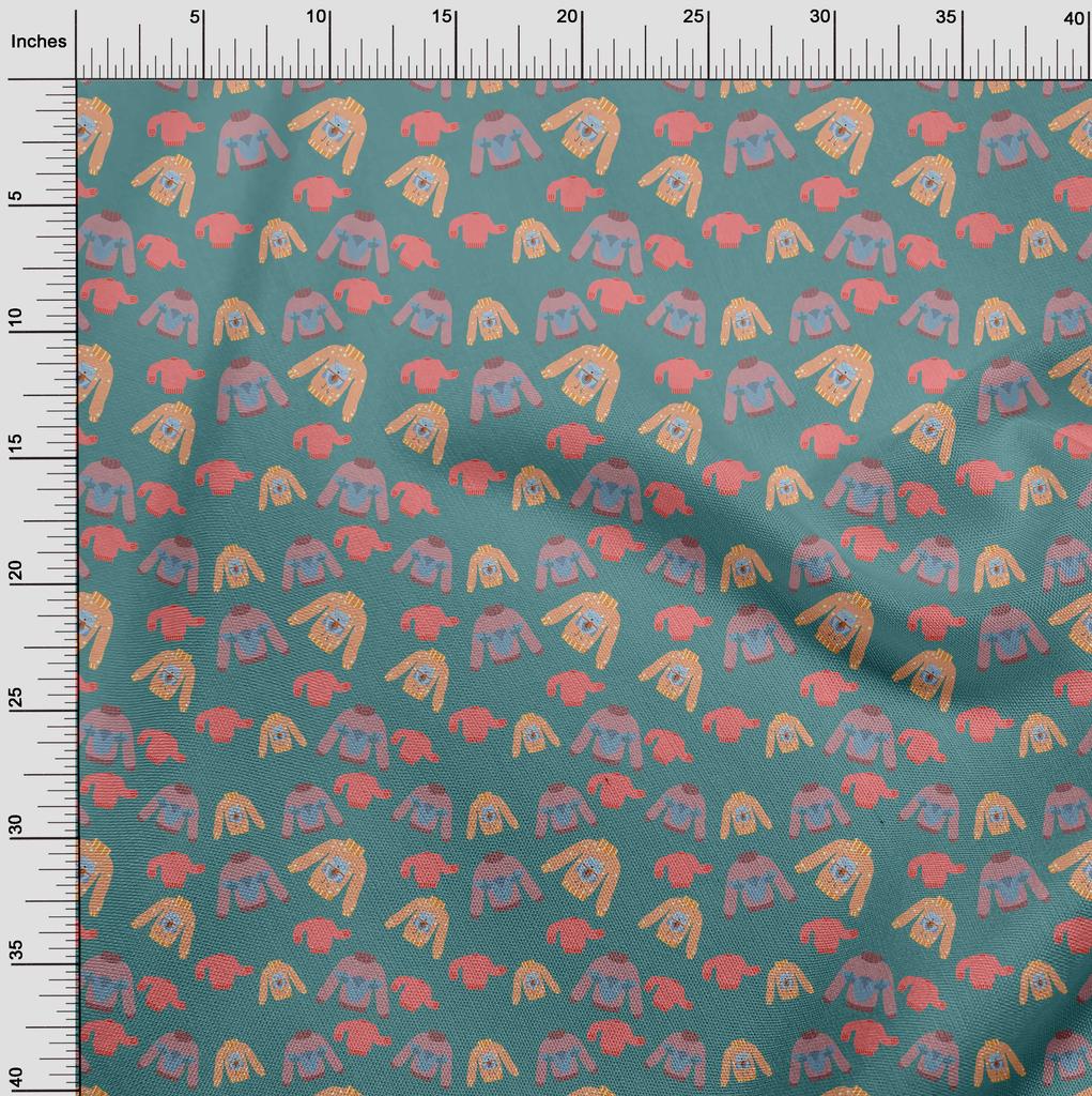 oneOone Cotton Flex Baby Pink Fabric Clothes Kids Sewing Craft Projects Fabric Prints By Yard 40 Inch