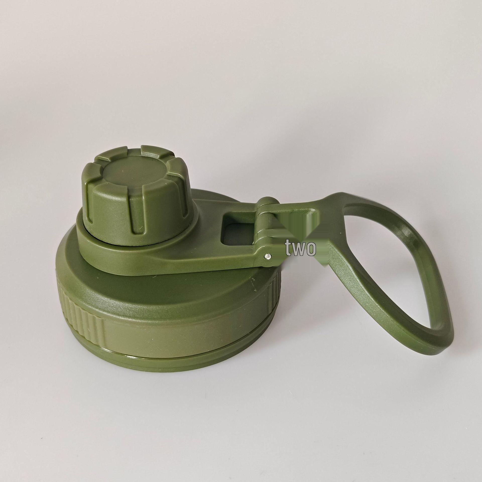 

Portable Sports Thermos Water Bottle with Dustproof Lid and Handle Inner 6.2 * Outer 6.7 cm