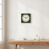 Wall Clock with Acrylic Frame Accurate Square Sturdy for Study