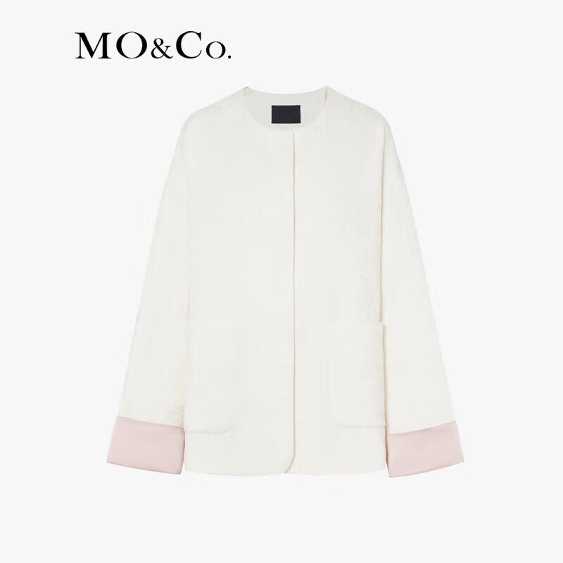 MO&Co. 2024 Spring New Chinese Style Jacquard Jacket