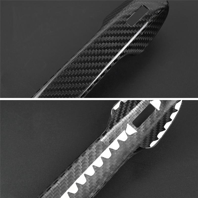 Car Door Handle Decoration Trim Cover Real Hard Carbon Fiber Accessories For Subaru BRZ Toyota GR86 2025+