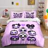 Skull-Themed Cute Accessories Set Kid'S And Adults' Bedroom Decor, Exquisite Three-Piece Bedding Set Gift