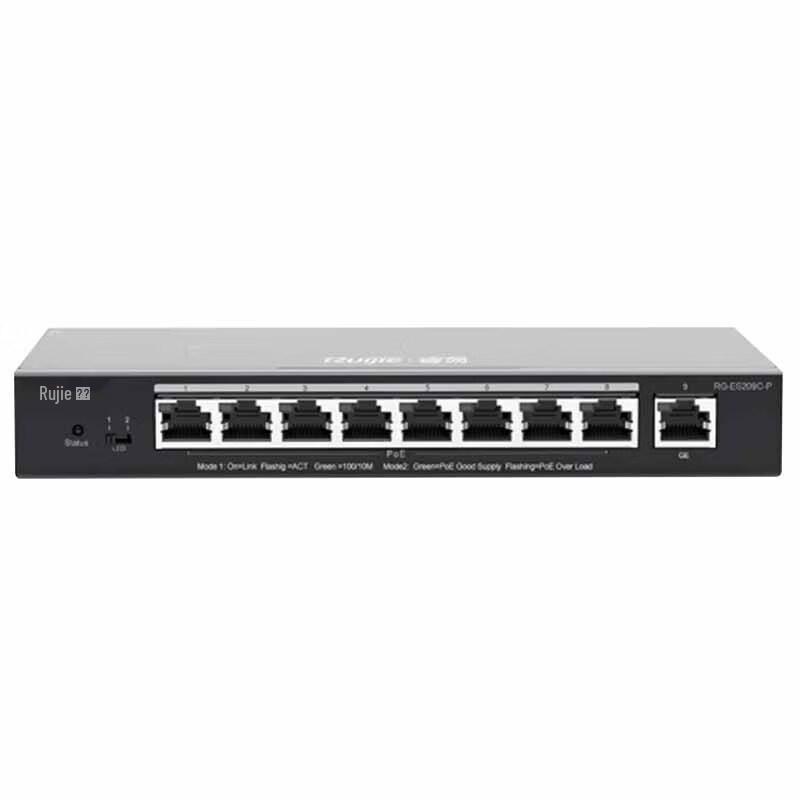 

Ruijie ES209C-P 8-Port PoE Surveillance Switch