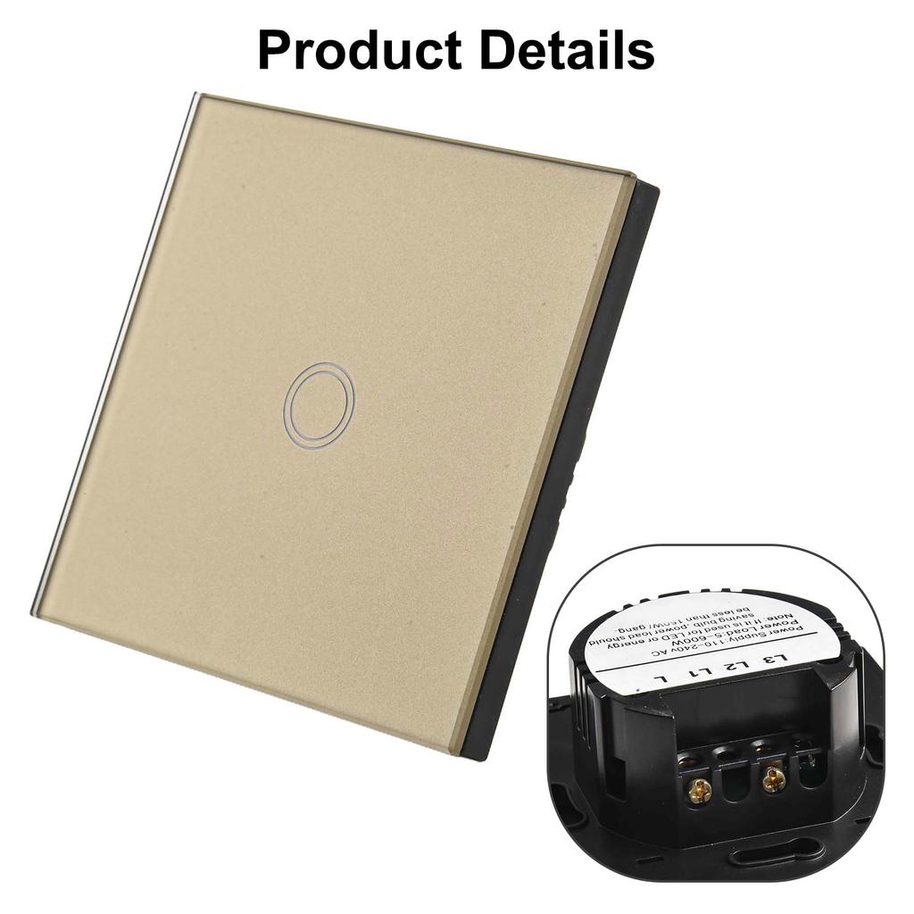 Single Touch Switch For LED Lamp/Incandescent Bulb 1Gang 1way Touch Light Switch 2026 Hot Sale Brand. New And High Quality