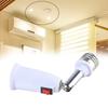 E27 to E27 Lengthened Lamp Base 180 Degree Rotation Tube LED Light Bulb Extension Lamp Holder Head Conversion Socket