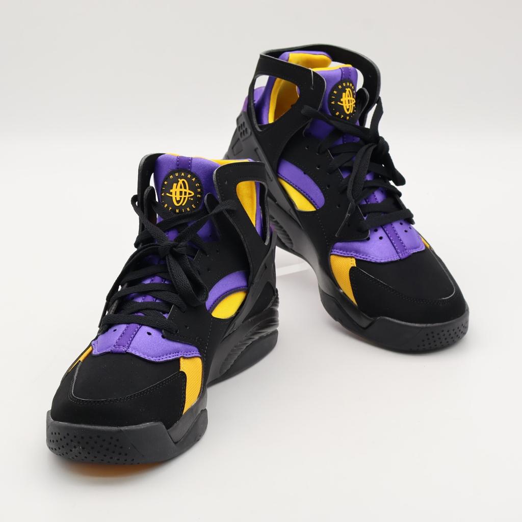 FD0188-001 Nike Air Flight Huarache Lakers Away Black Varsity Purple (Men's)