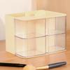 Dust-proof Stationery Storage Box Large Capacity Makeup Brush Holder Pen Container  Student