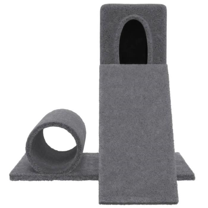 171608 vidaXL Cat Tree with Sisal Scratching Post Dark Grey 59 Cm