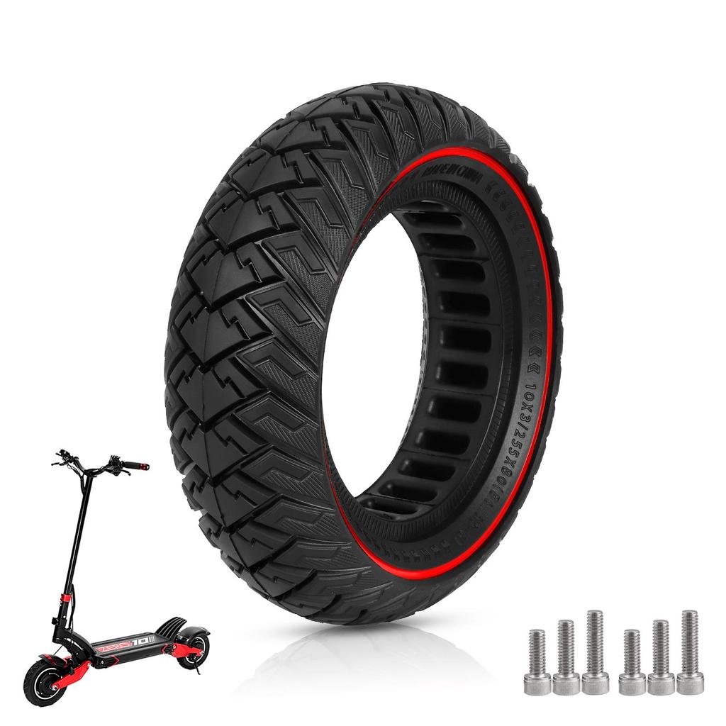 Ulip 10*3/255*80(80/65-6) Off-road Solid Tire with Red Circle