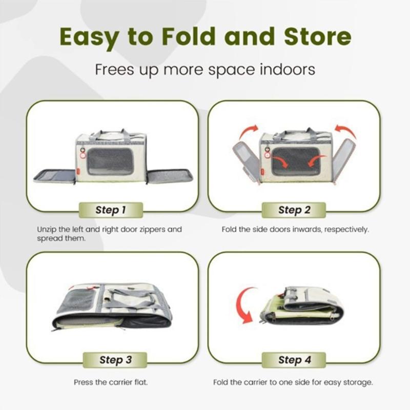 Cats-in-bag Carriers for Puppies Carry Bag Outdoor Travel Shoulder Carriers Sightseeing Bag Window