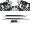 1Pair Motorbike Frame Cover Front Chrome Down Tube Cover For Harley Softail Fat Boy Twin Cam Heritage CVO FLSTSE FXSTC FLSTF