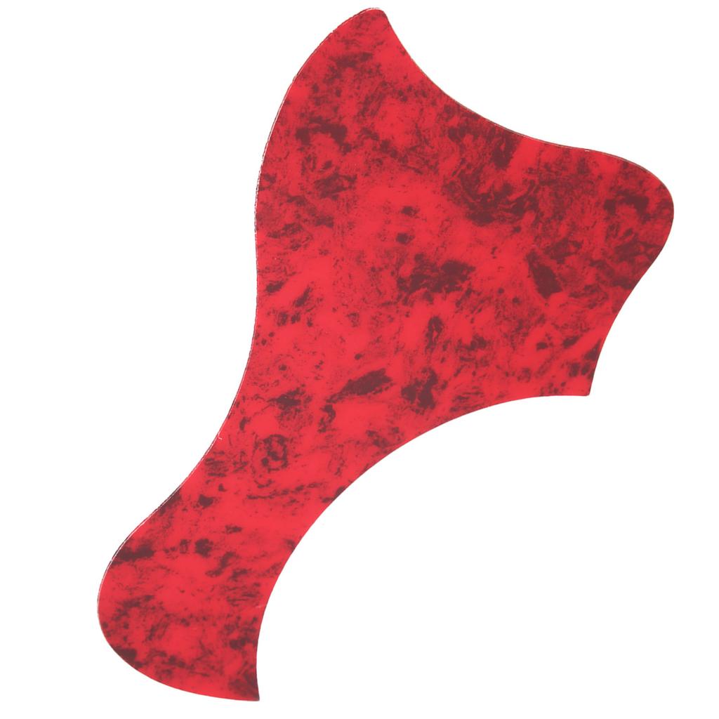 2Pcs Acoustic Guitar Pickguard Folk AntiScratch Guard Plate Replacement for 3841in Celluloid(Red Tortoise Color Bird