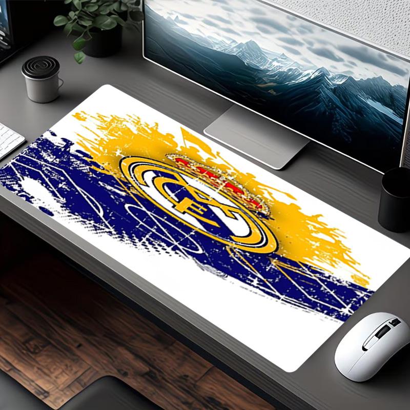 Tappetino per Mouse Stampa Real Madrid, per Tastiera, Tappetino per Laptop PC per Ufficio, Casa, Decorazione Scrivania, Regalo di Compleanno Perfetto per i Giocatori