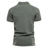 Gant Summer Embroidery Collar Sport Men's Pure Cotton Polo Shirt, Fashionable and Casual Men's Solid Color Short Sleeved T-shirt