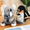 25cm Kawaii Penguin Koala Mother and Son Plush Toys Soft Stuffed Animals Pillow Koala&Penguin Baby Toy Cuddly Gifts Friends Kids