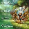 Kinetic Metal Wind Spinner Smiling Scarecrow Outdoor Garden Decor Floating Effect Art Unique Gift for Home Yard Patio