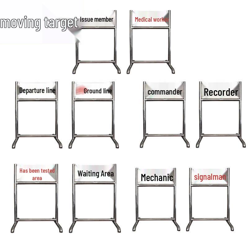 

Stainless Steel Training Field Marker Signs - Set of 10