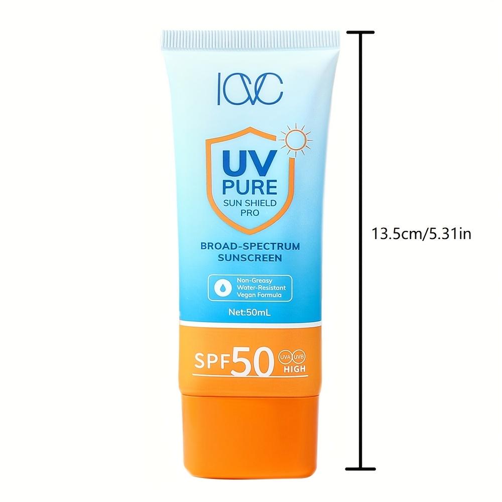 SPF50 UV Protection Sun Cream Lightweight Moisturizing Solar Blocker Sweatproof Waterproof Anti-Oxidant Sunblock Prevent Sunburn