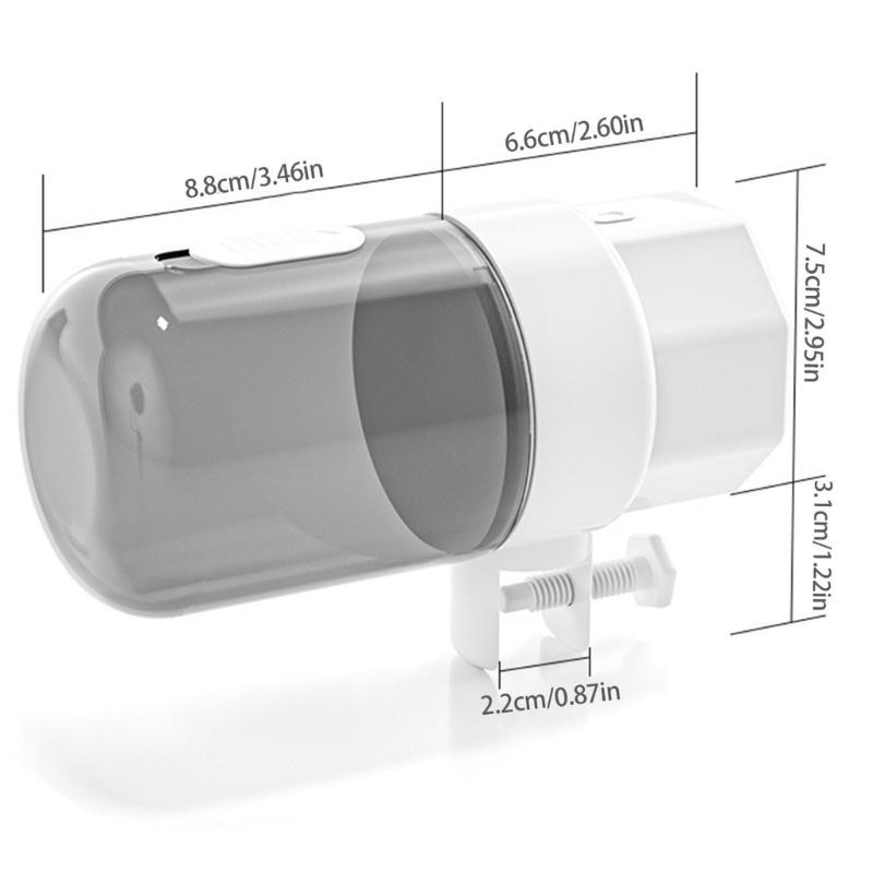 Programmable Pet Feeders Moisture Proof Battery Operated Tanks Dispenser for Home Office Aquariums Battery Operated