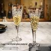 Bleifreie Kristall-Champagner- und Cocktailgläser