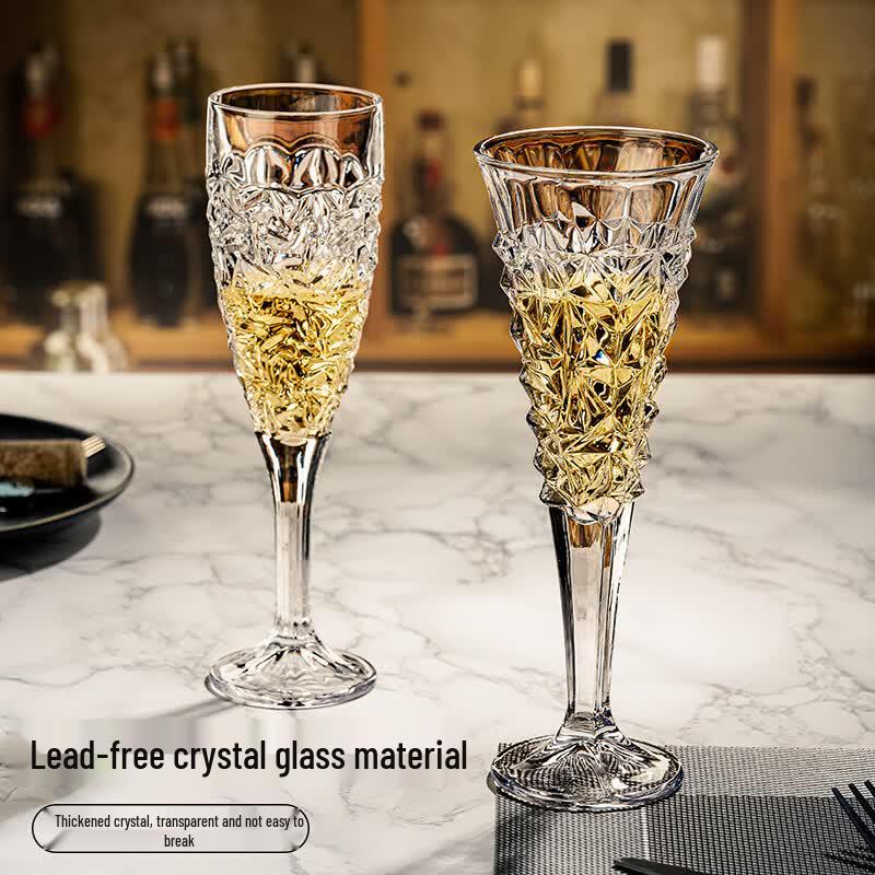Lead-Free Crystal Champagne & Cocktail Glasses