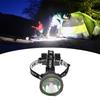 Rechargeable Aluminum Alloy and ABS High Brightness for Hiking Headlamp, Headlamp, Fishing, Camping,