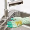 Silicone Dishwashing Cleaning Gloves Kitchen Supplies Anti Slip Convenient Long Dishwashing Gloves Reusable Durable Household