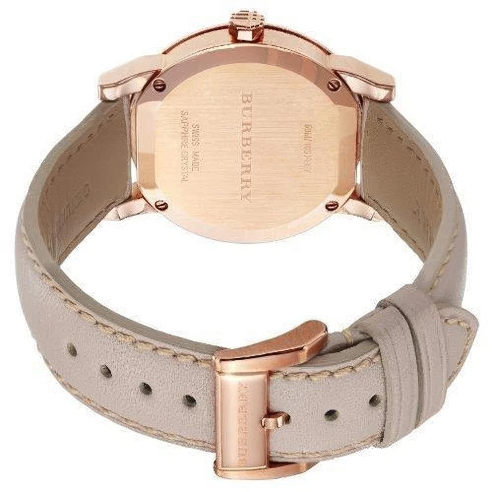 Burberry BU9014 Tan Dial Leather Strap Women's Watch