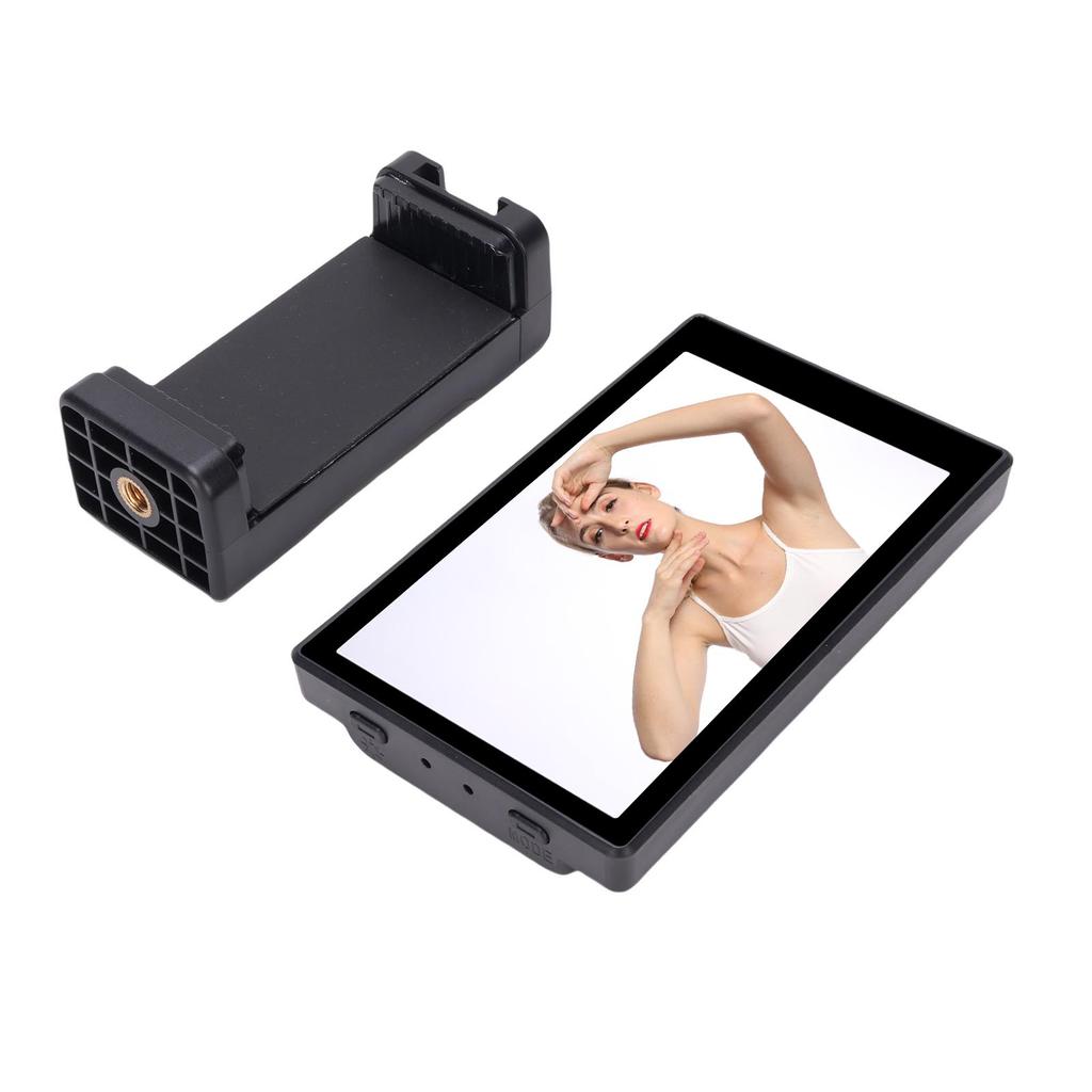 Phone Vlog Selfie Display Screen Magnetic Phone Clamp Rear Camera Selfie Screen for Live Streaming Video Recording