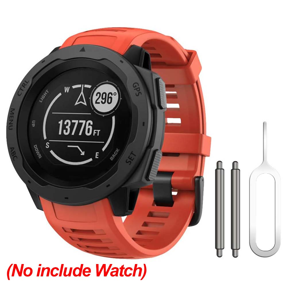 Strap For Garmin Instinct High Quality Silicone Sport Watchband Adjustable Wristband Smart Watch Replacement Correa Accessories