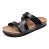 Fashion 6 Style Women Men Slippers Flip Flops Summer Beach Cork Love's Flats Sandals Casual Shoes Mixed Colors Big Size 35-46
