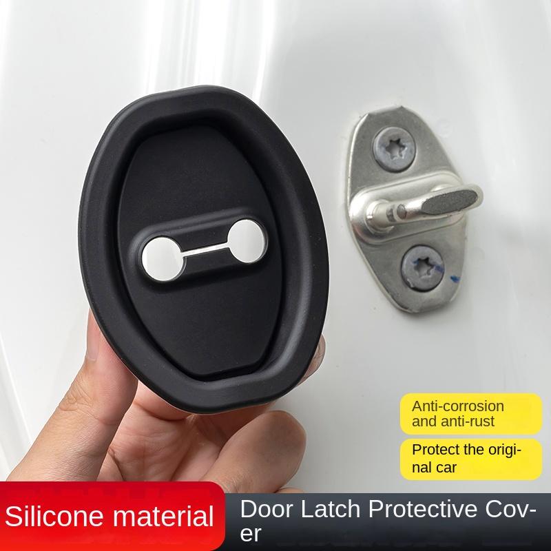 For Toyota Corolla E140/E150 E180 E210 Cross XG10 2006~2025 2025 4 Pcs Car Door Lock Protect Covers Anti Rust Anti-collision Mat