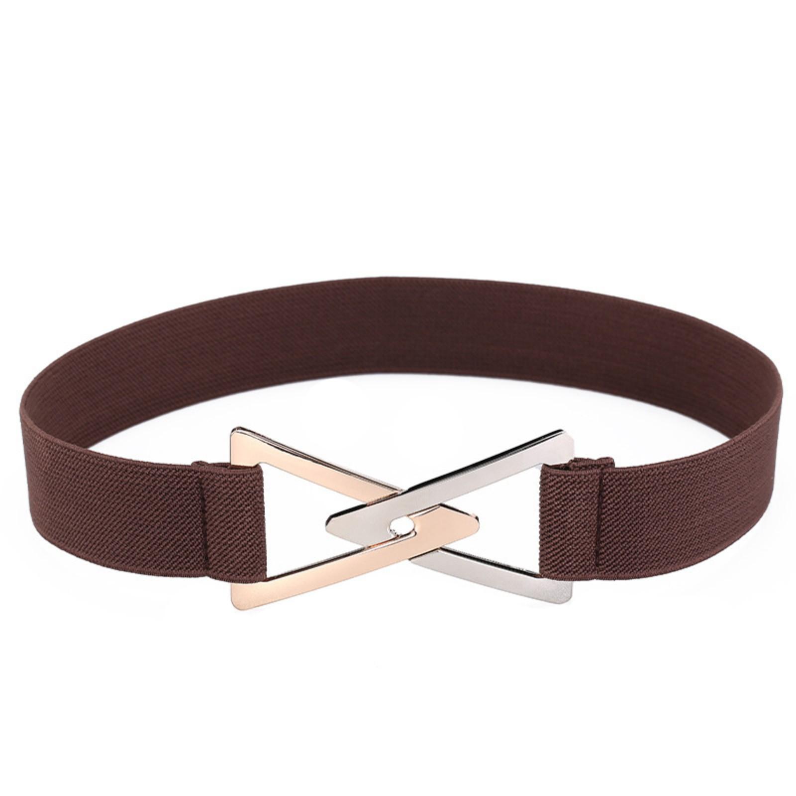 

Ремень с треугольной пряжкой для похудения талии One Size кофейный